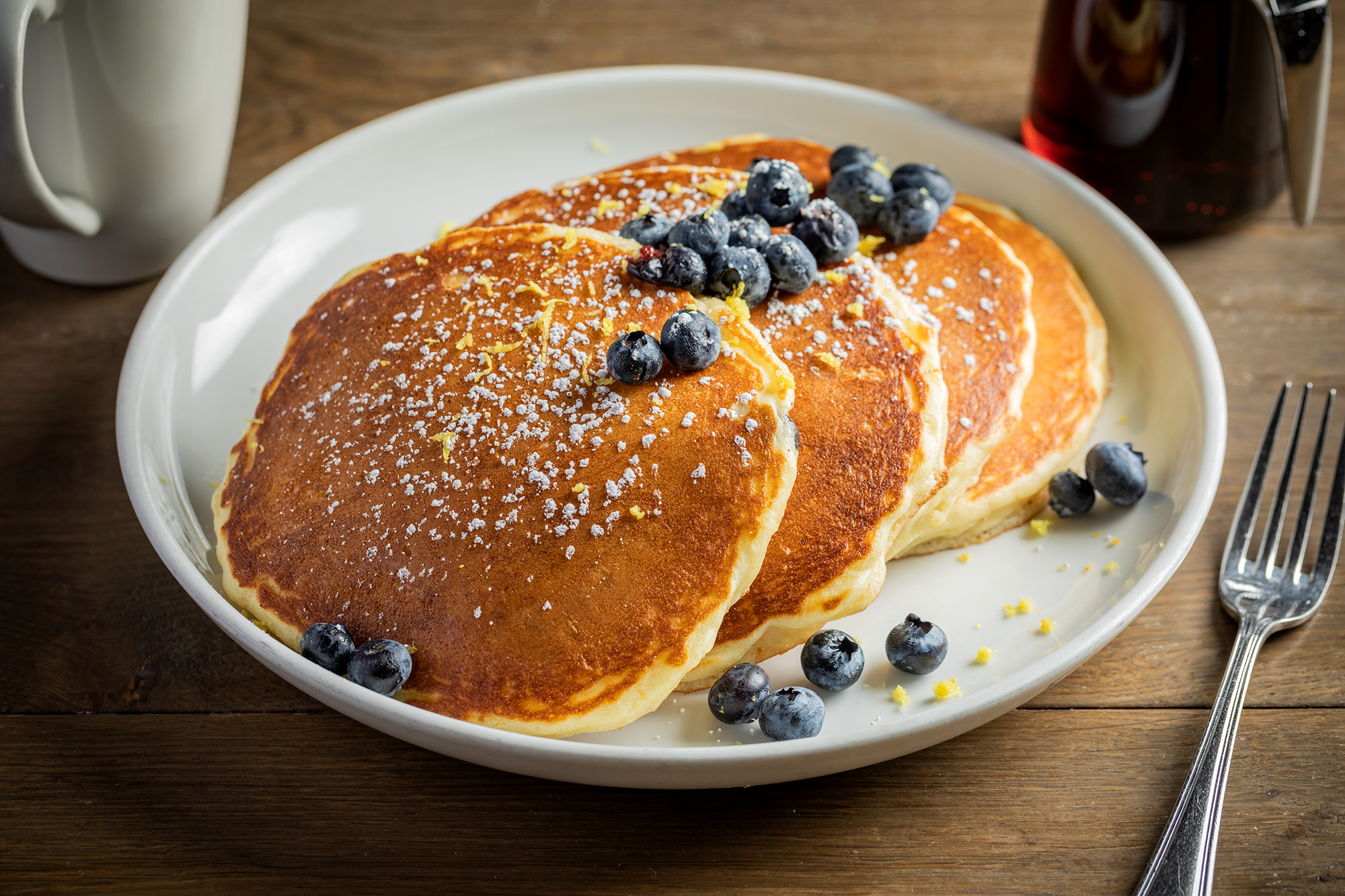 Order Buttermilk Pancakes food online from Cupitol Coffee & Eatery store, Chicago on bringmethat.com