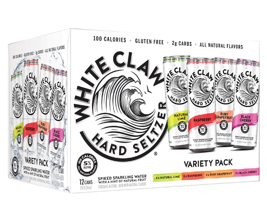 Order White Claw Variety Pack #1 12 Pack - 12 oz. Can Beer food online from Plaza Diamond Liquor store, Diamond Bar on bringmethat.com