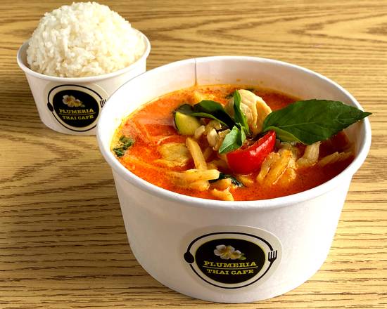 Order Red Curry food online from Plumeria Thai Cafe store, Las Vegas on bringmethat.com