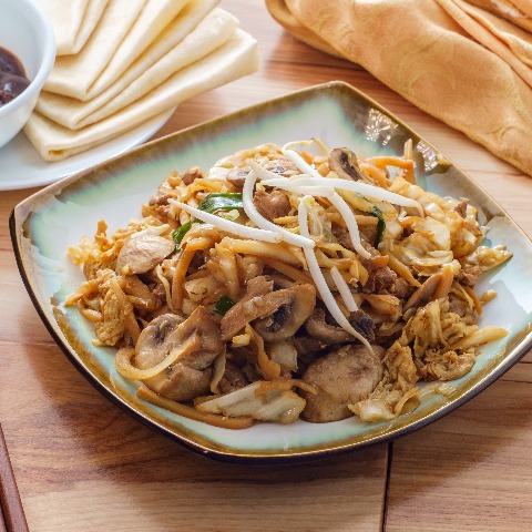 Order Moo Shu Pork food online from Chang's Chinese Restaurant store, Tuscaloosa on bringmethat.com