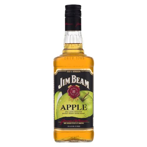 Order Jim Beam Apple Bourbon - 750ml/Single food online from Bottle Shop & Spirits store, Los Alamitos on bringmethat.com