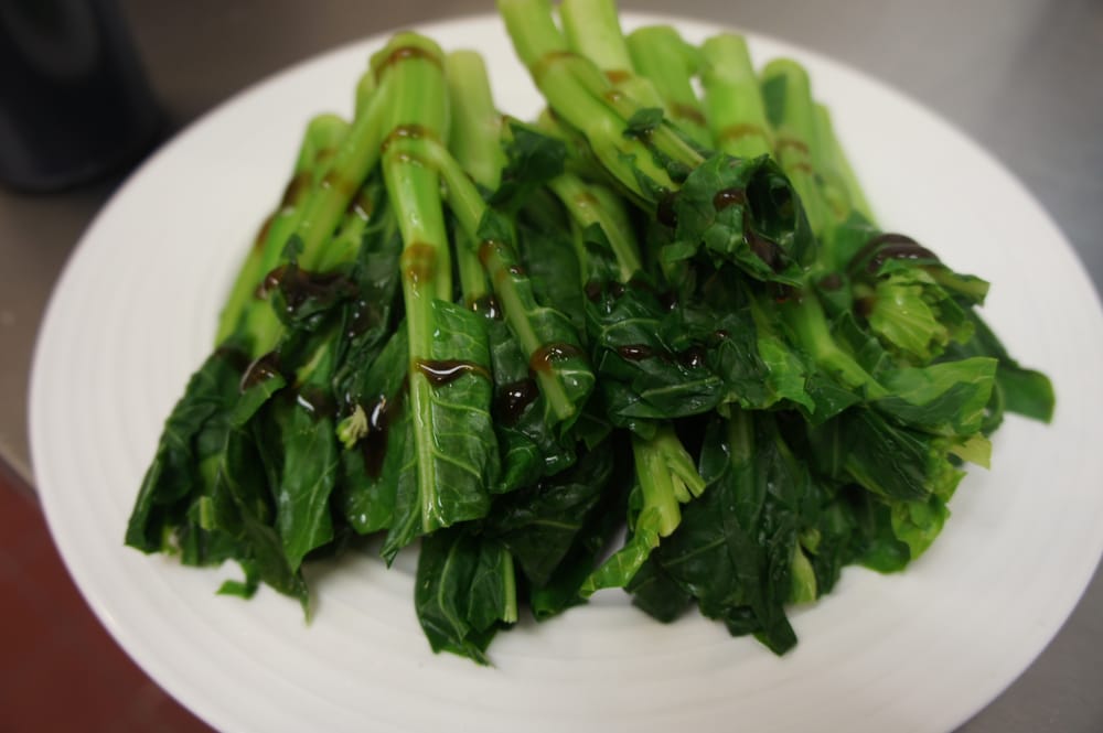 Order 49. Chinese Broccoli with Oyster Sauce food online from Kung Food store, San Francisco on bringmethat.com