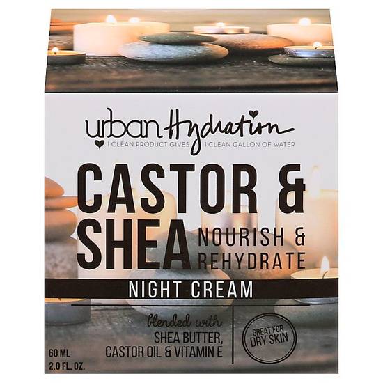 Order Urban Hydration 2 fl. oz. Nourish & Rehydrate Castor & Shea Night Cream food online from Bed Bath &Amp; Beyond store, North Wales on bringmethat.com