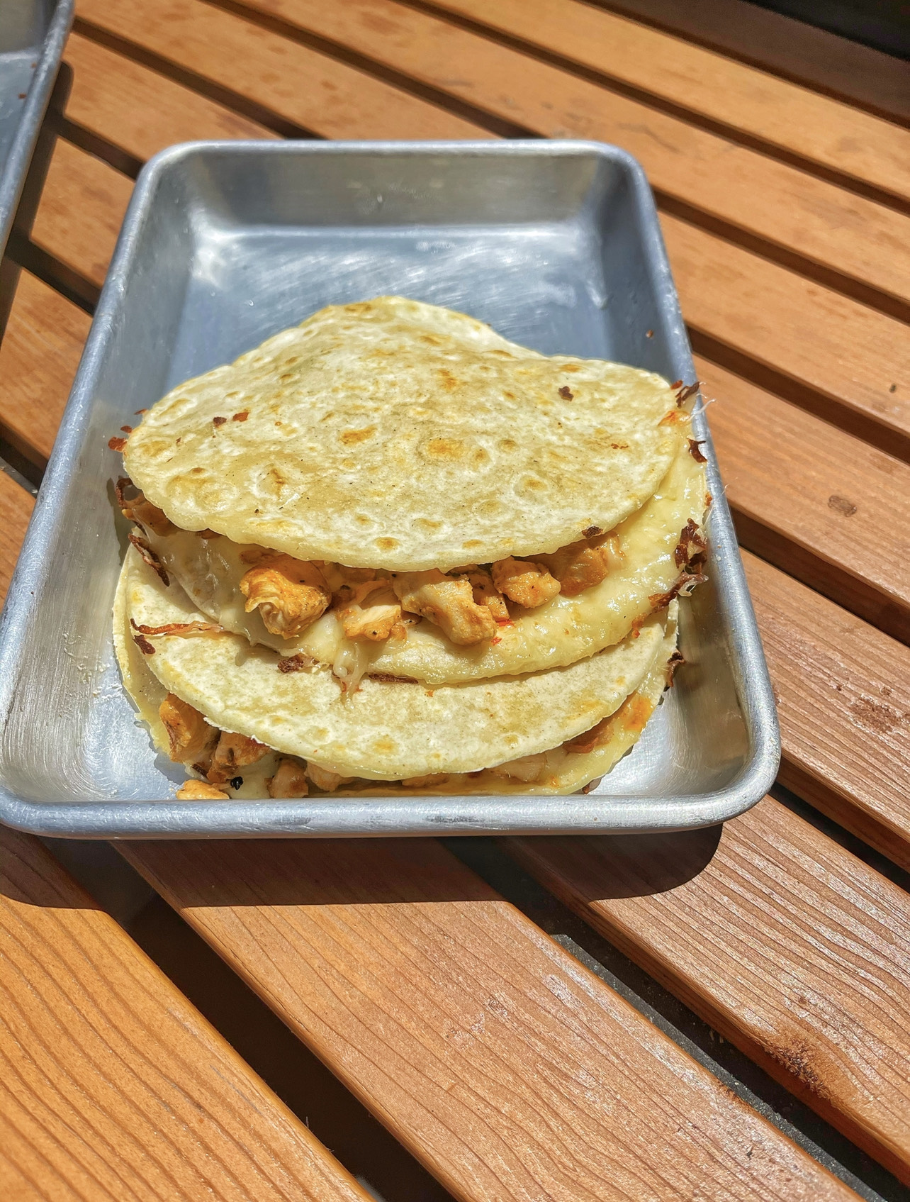 Order Chicken Corn Quesadilla food online from The Taco Spot store, Chandler on bringmethat.com