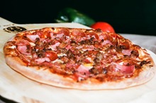 Order Meat Lovers Pizza food online from Crenos Pizza store, Newark on bringmethat.com
