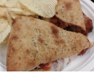 Order Meatball Parmigiana Sandwich food online from Saverio Pizzeria store, Anchorage on bringmethat.com