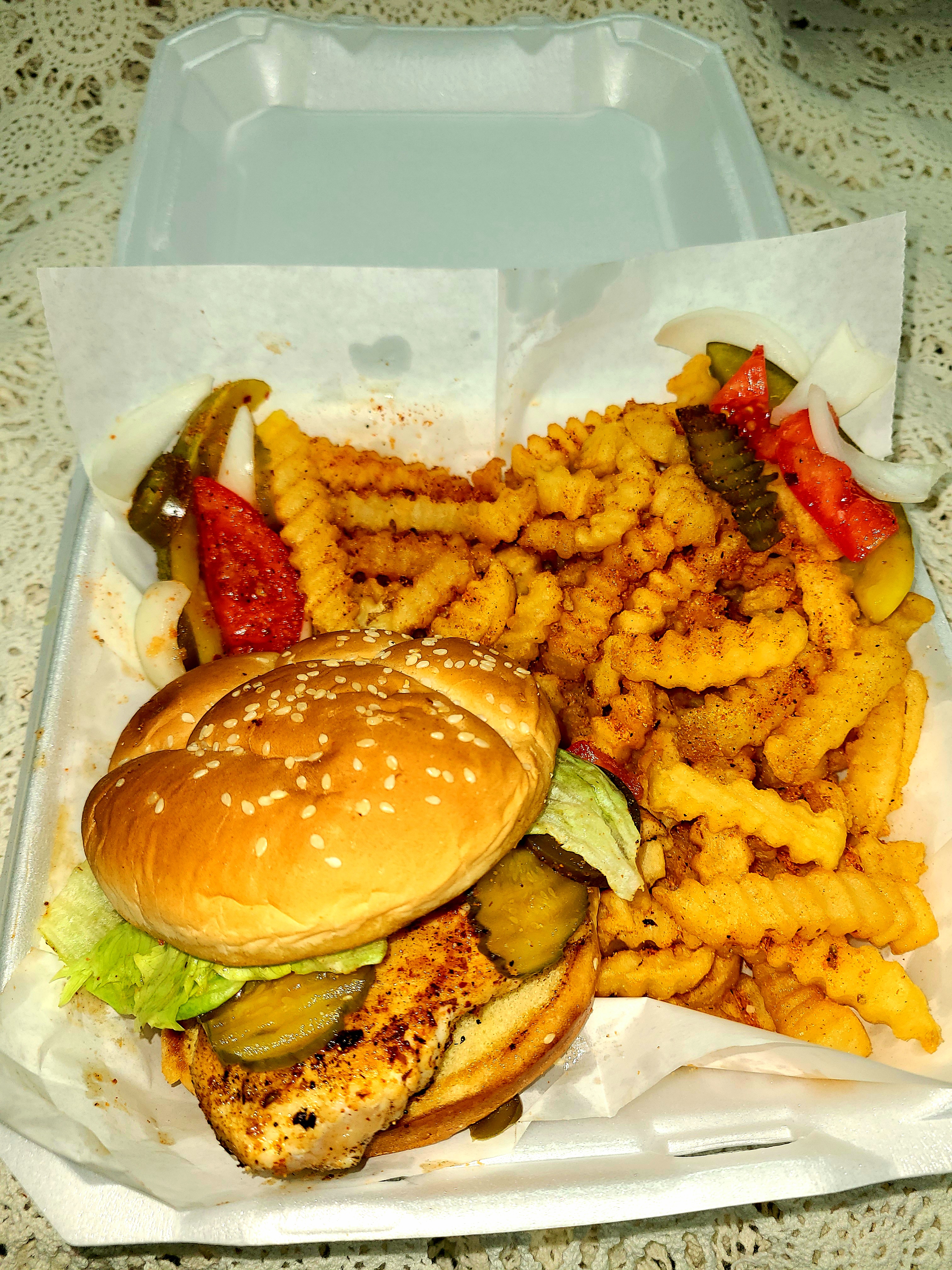 Order Grilled Chicken Sandwich  food online from A's Grillery store, Dallas on bringmethat.com