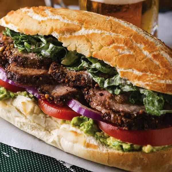 Order Cajun-Rubbed Tri-Tip Sandwich food online from The Food Mill store, Napa on bringmethat.com