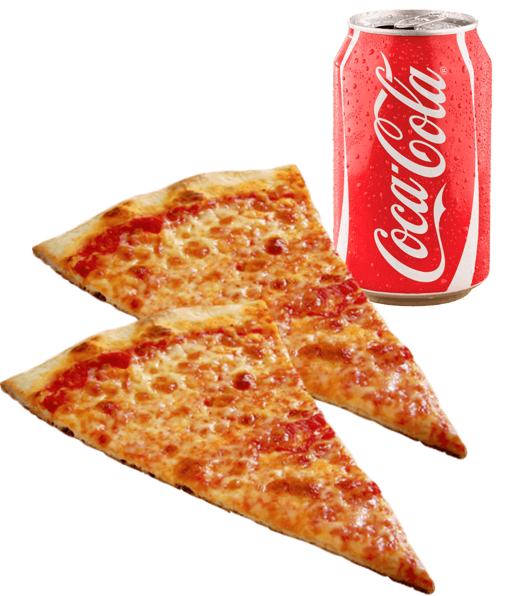 Order Two Slices & Can Soda Lunch Special - Special food online from Sophia Italian Restaurant & Pizzeria store, Reading on bringmethat.com