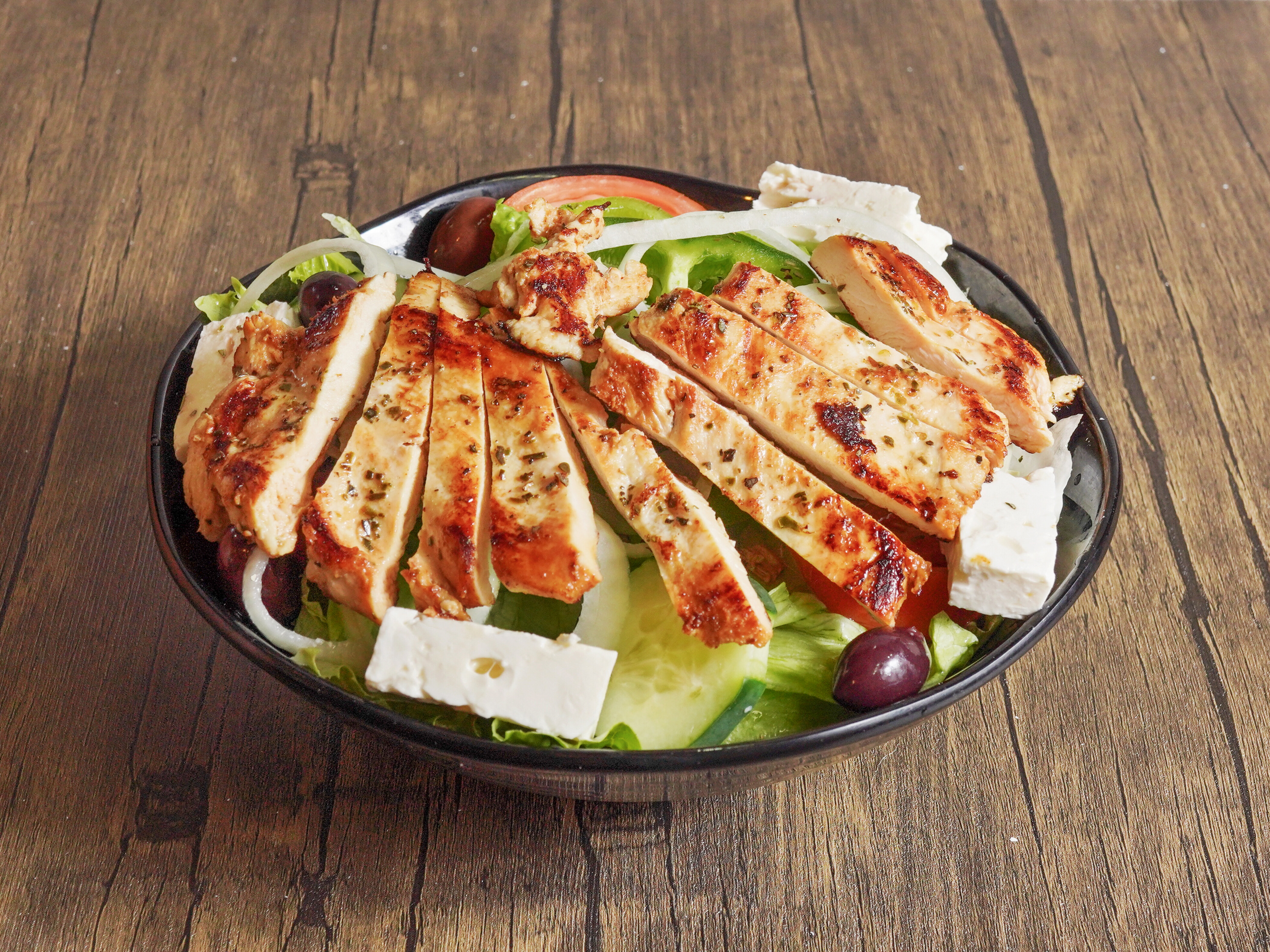 Order Greek-Style Chicken Breast Salad food online from Gemato's Grill store, Naperville on bringmethat.com