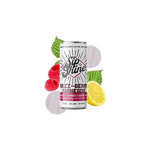 Order Sip Shine Razzberry Shineade (4PK 200 ML) 133261 food online from BevMo! store, Paso Robles on bringmethat.com