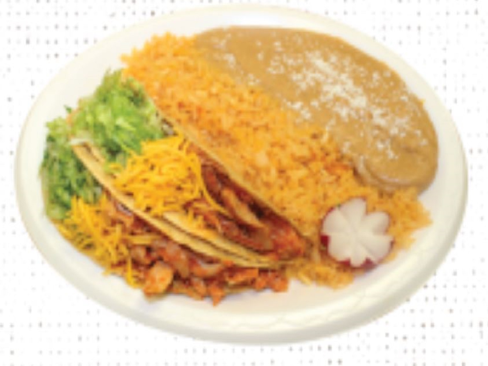 Order 3. Two Chicken Tacos food online from Beto store, Bountiful on bringmethat.com
