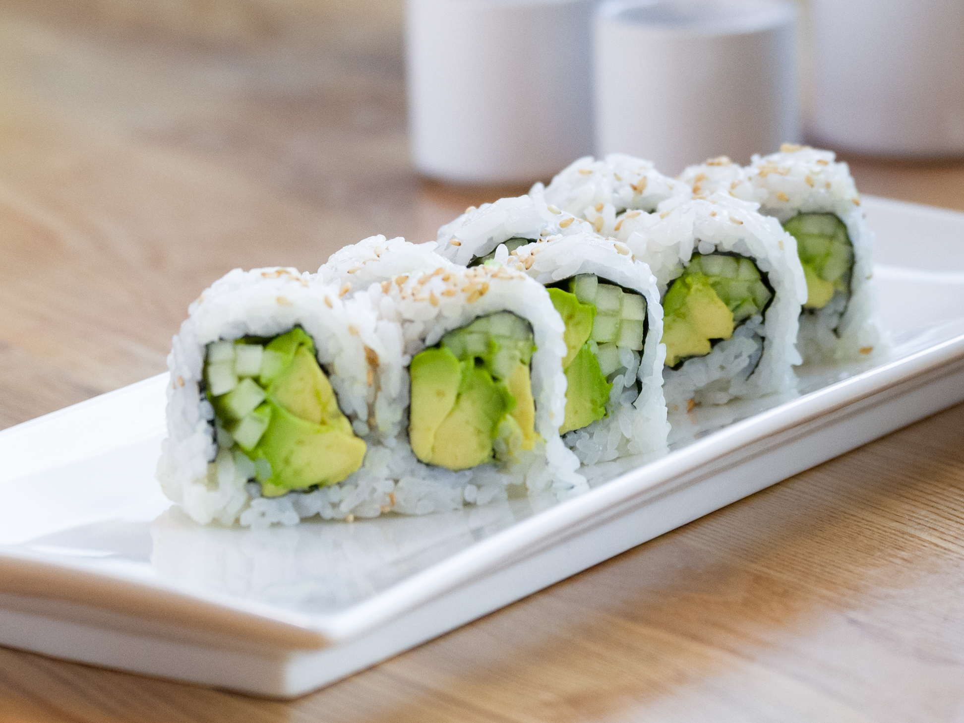 Order Avocado Cucumber Roll food online from Roll Call store, Los Angeles on bringmethat.com