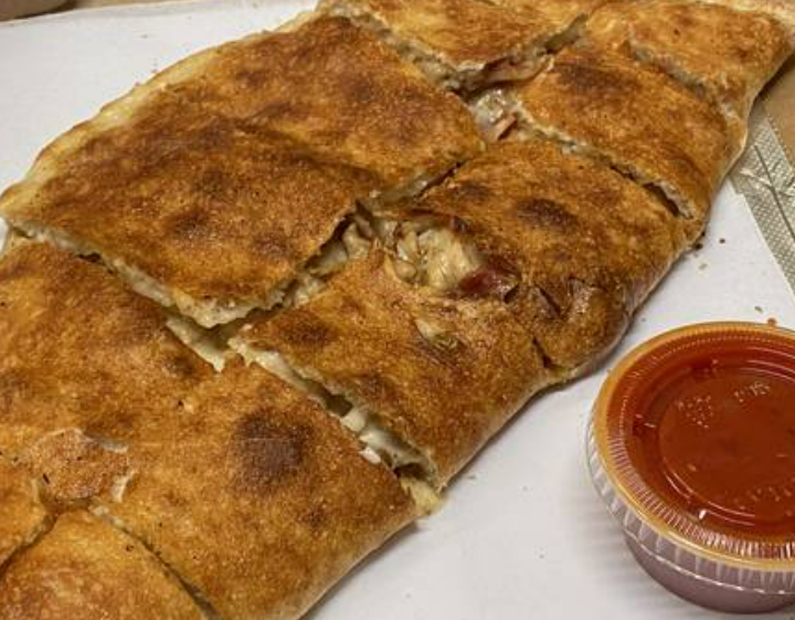 Order Chicken Bacon Ranch Calzone food online from Alexs House of Pizza & Subs store, Lawrence on bringmethat.com