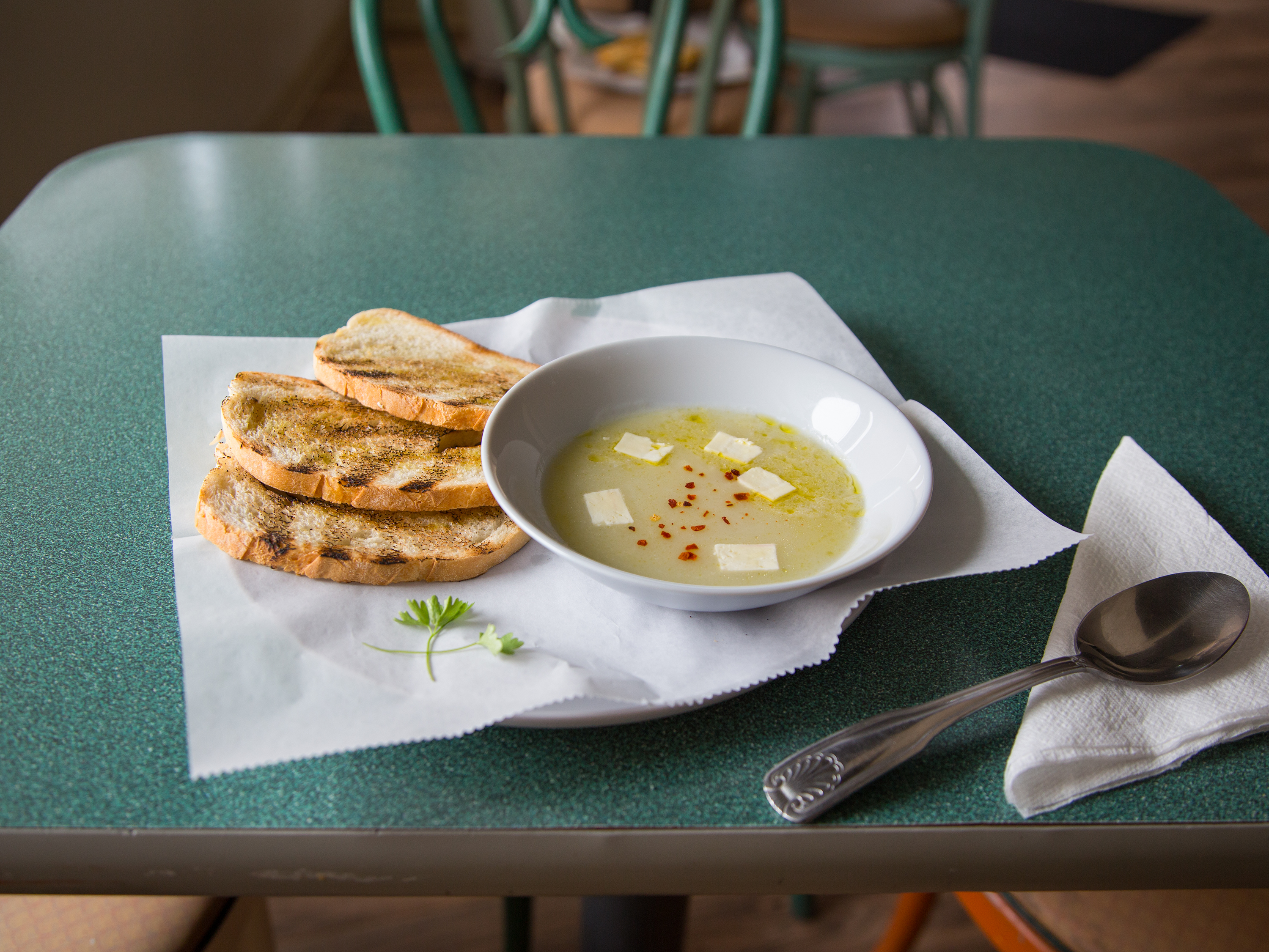 Order Trahana Soup food online from Arber Café store, Saint Louis on bringmethat.com