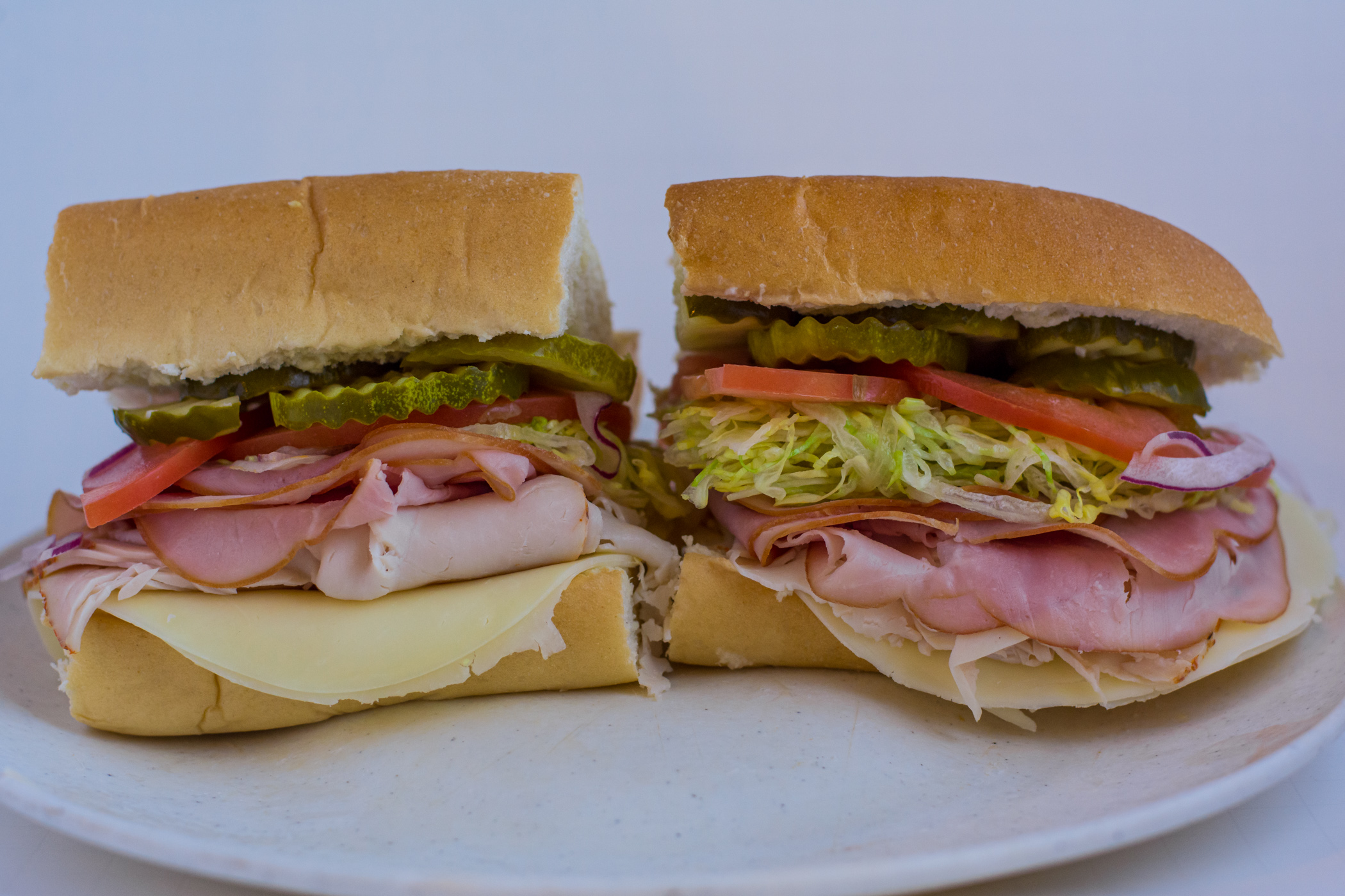 Order 3.  	Ham, Salami and Provolone Sub food online from Jersey Boyz Subs & Deli store, Overland Park on bringmethat.com