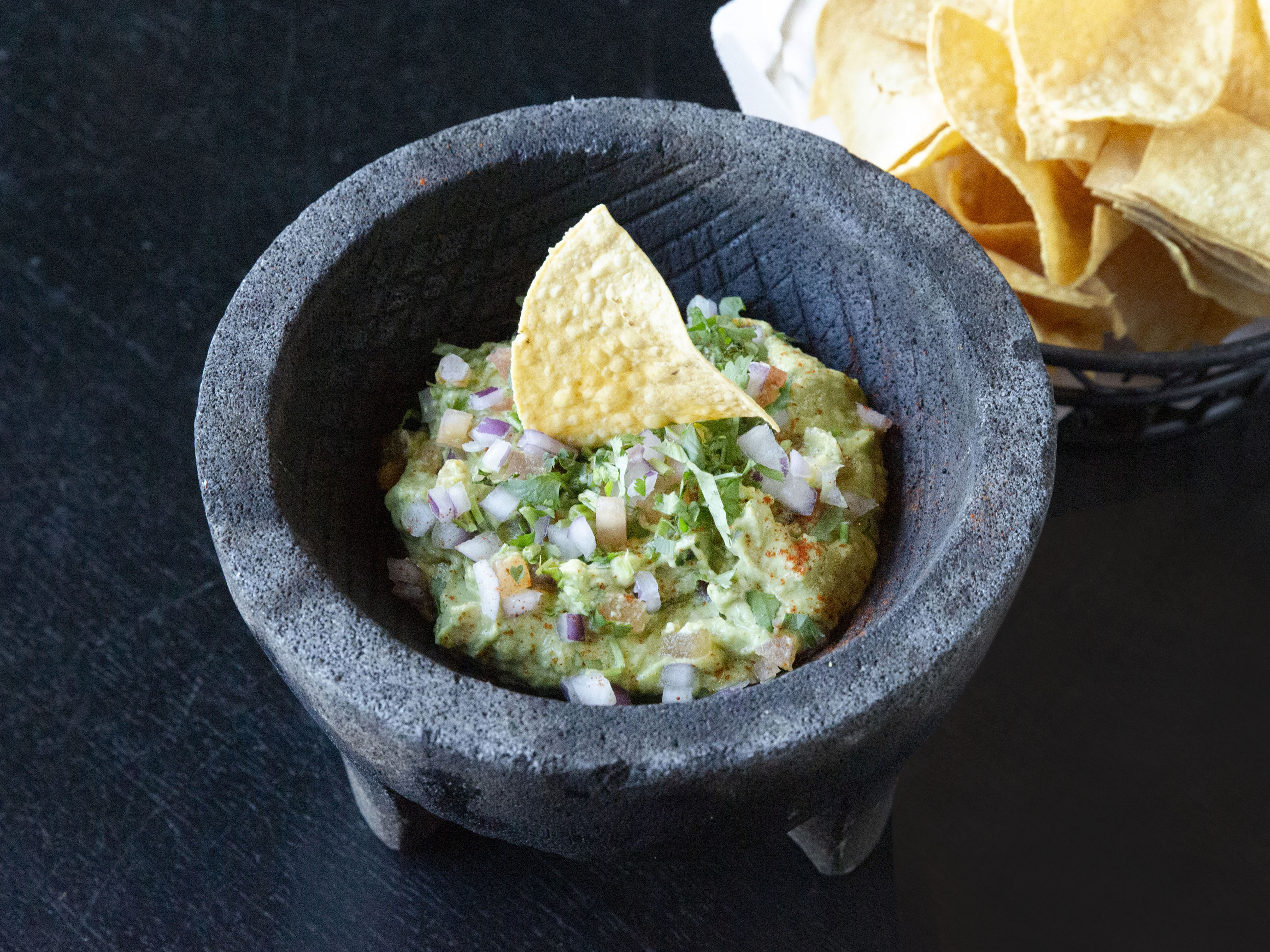 Order Guacamole food online from 100% De Agave Mexican Grill and Cantina store, Denver on bringmethat.com