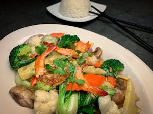 Order 58. Rau Thập Cẩm Xào - Harvesting Vegetarian food online from Present Restaurant store, Falls Church on bringmethat.com