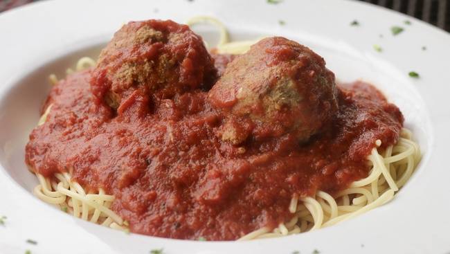 Order Spaghetti Meatball food online from Bambinelli'S Italian Restaurant store, Atlanta on bringmethat.com