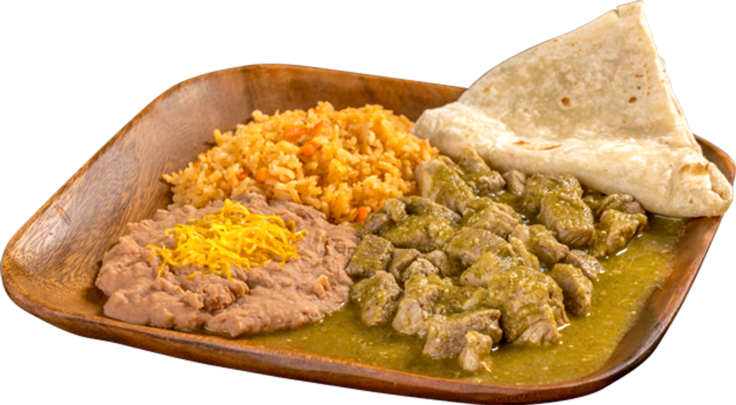 Order 11. Green Chile Platter food online from Filibertos Mexican Food store, Oro Valley on bringmethat.com
