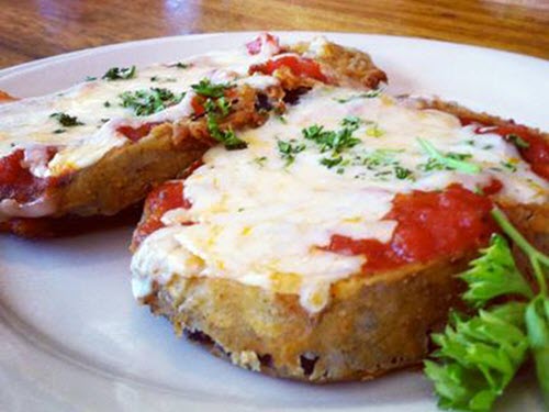 Order Eggplant Parmigiano food online from The Pasta House Co store, Creve Coeur on bringmethat.com