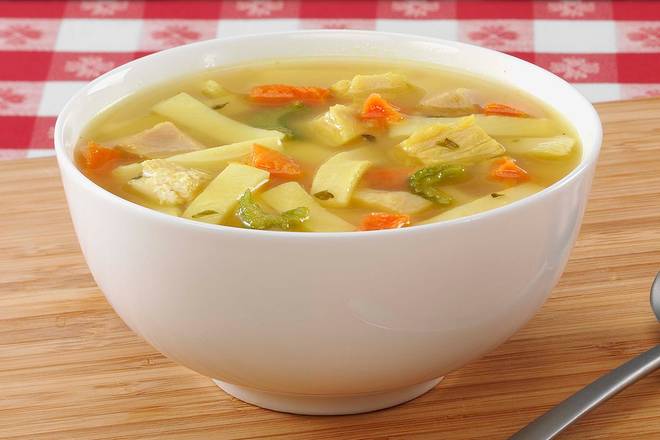 Order Chicken Noodle Soup food online from Portillo Hot Dogs store, Naperville on bringmethat.com