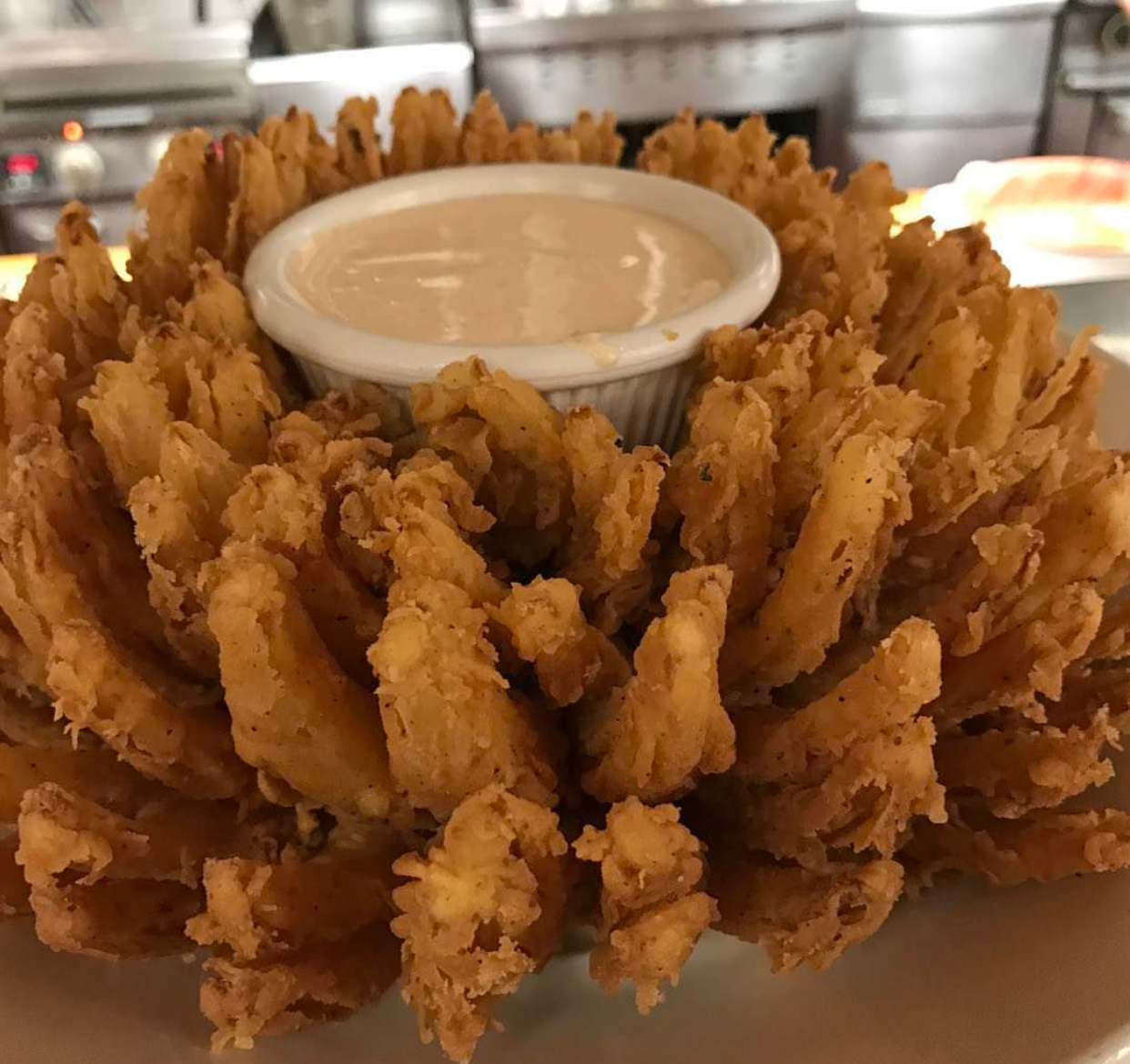 Order Blooming Onion Blossom Appetizer food online from Pappardelle Pizzeria store, Bethpage on bringmethat.com
