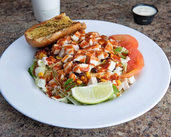Order BBQ Chicken Salad food online from Lamppost Pizza store, Fountain Valley on bringmethat.com