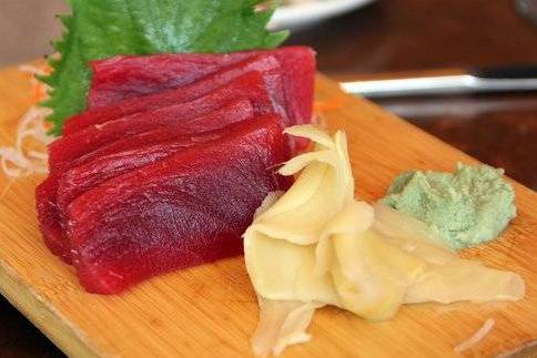 Order Bluefin Tuna Sashimi (4 Pcs) food online from Tokai Sushi store, Santa Clarita on bringmethat.com