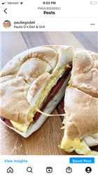 Order EGG SANDWICH food online from Paulie G Deli & Grill store, Whippany on bringmethat.com