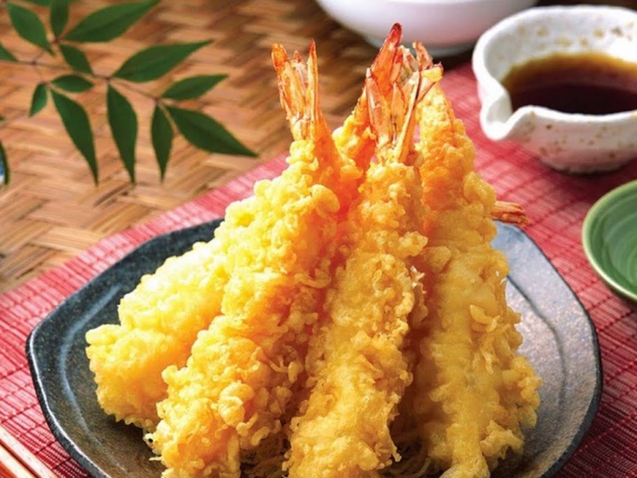 Order Shrimp Tempura (4pcs) food online from Tgi Sushi store, San Jose on bringmethat.com