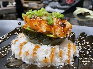 Order Baked Lobster Avocado food online from Aki Sushi & Japanese Fusion store, San Jacinto on bringmethat.com