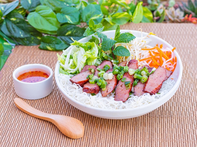 Order 32. BUN NEM NUONG food online from Pho N Mor store, Chino Hills on bringmethat.com