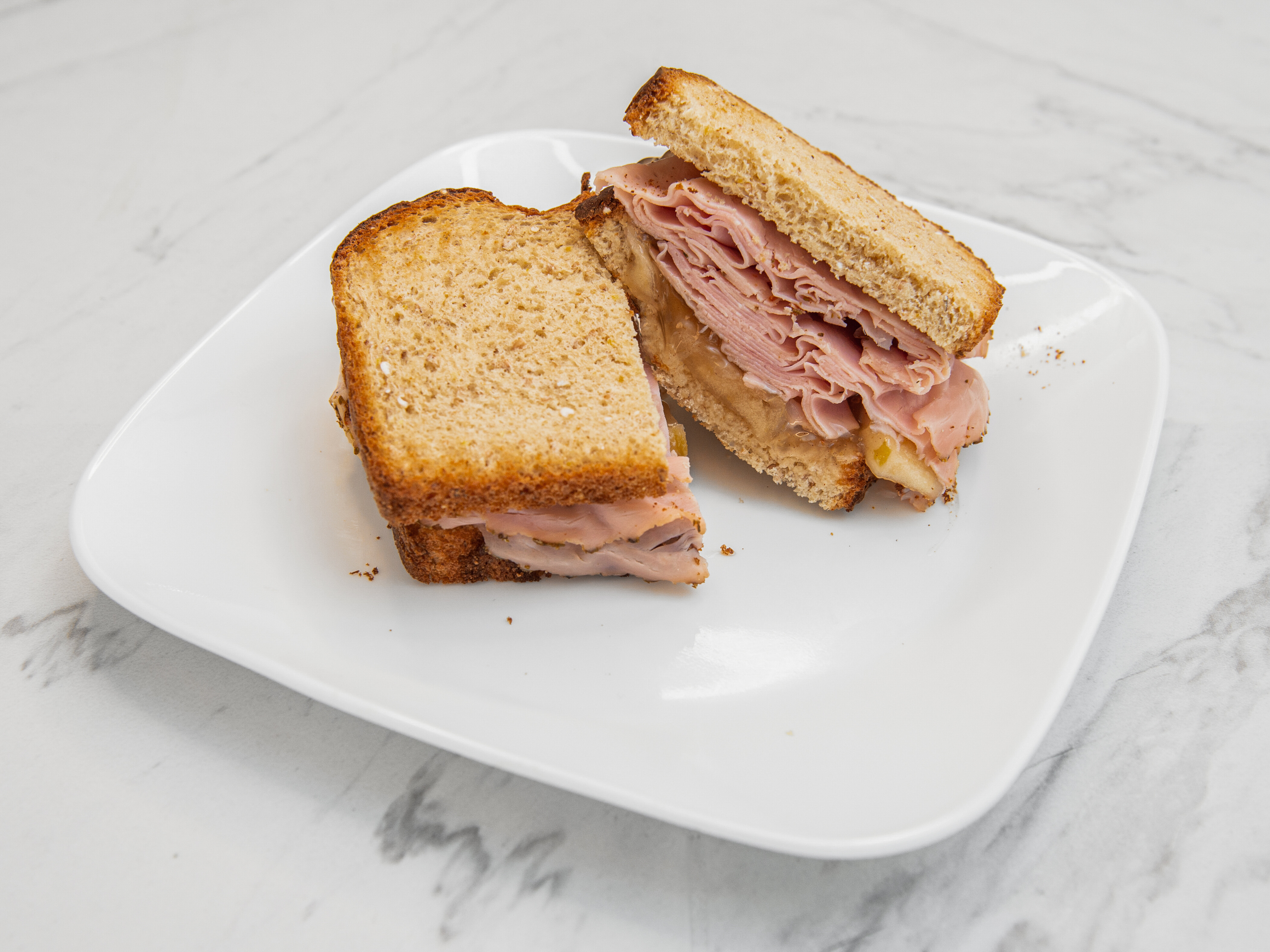 Order 8. Ham & Cheese Sandwich food online from Wild Boar Sandwich store, Dallas on bringmethat.com