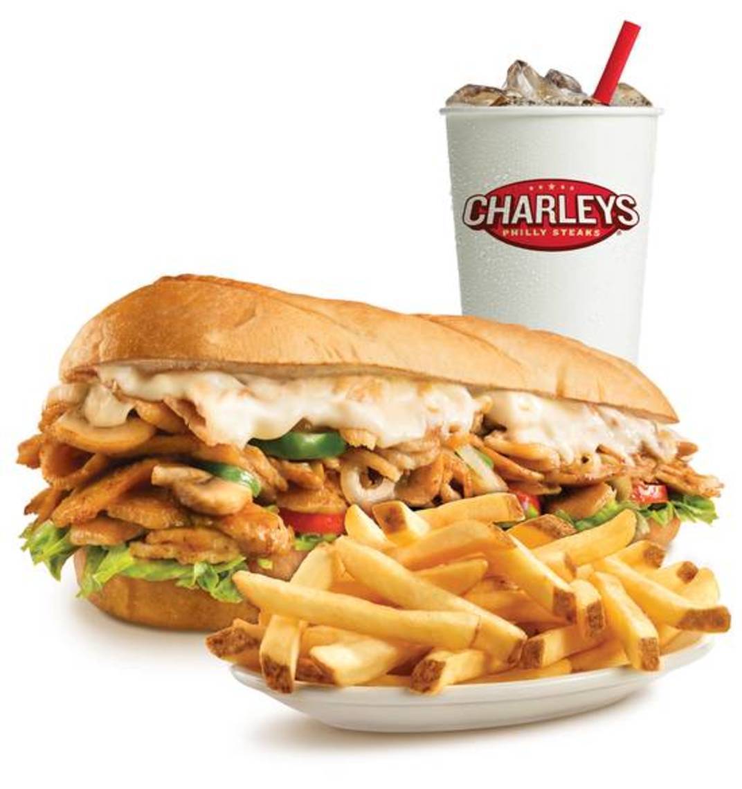 Order Philly Cheesesteak Combo food online from Charleys Cheesesteaks store, Universal City on bringmethat.com