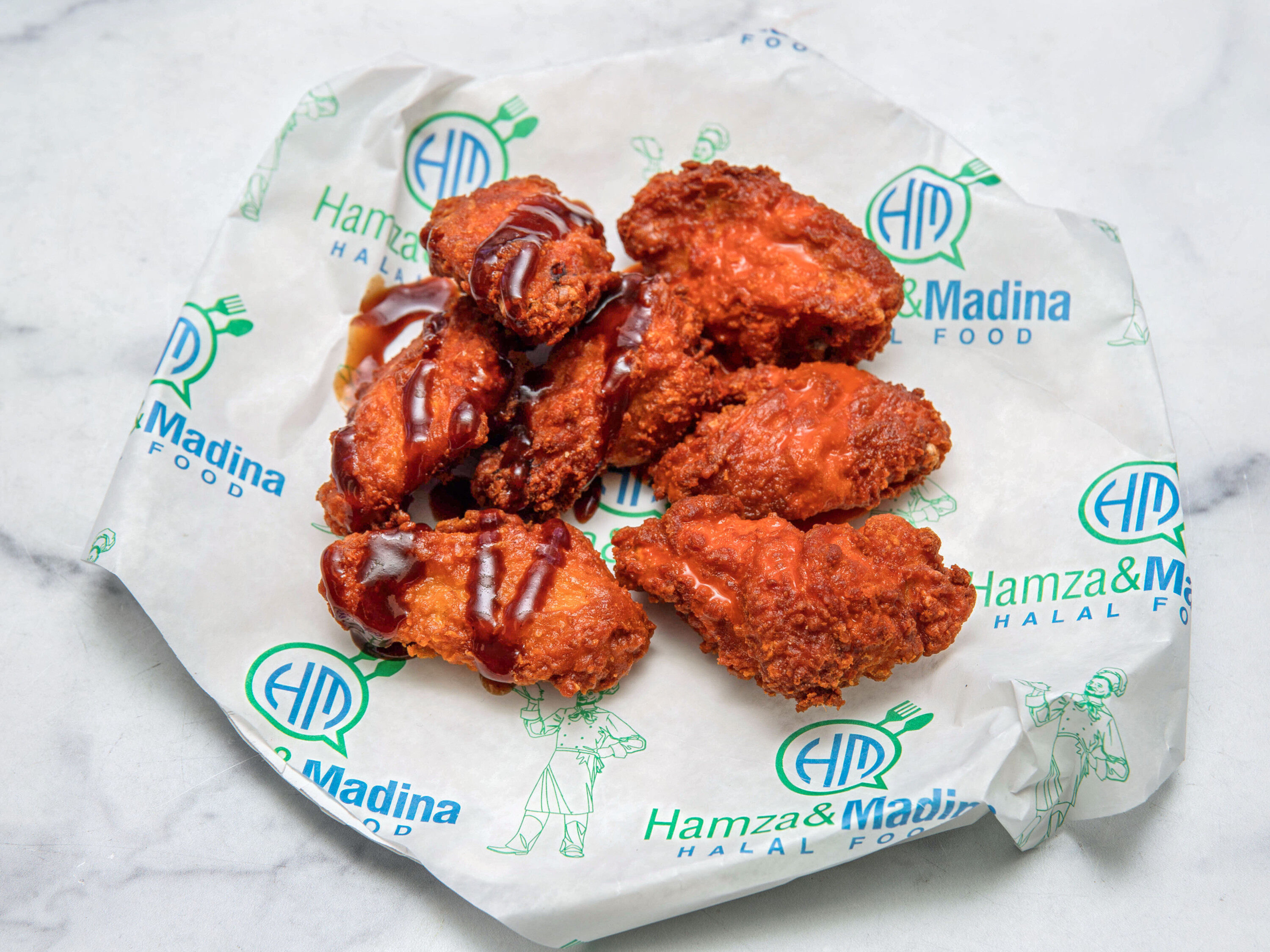 Order Hot Wings food online from Hamza & Madina Halal Food store, Ronkonkoma on bringmethat.com