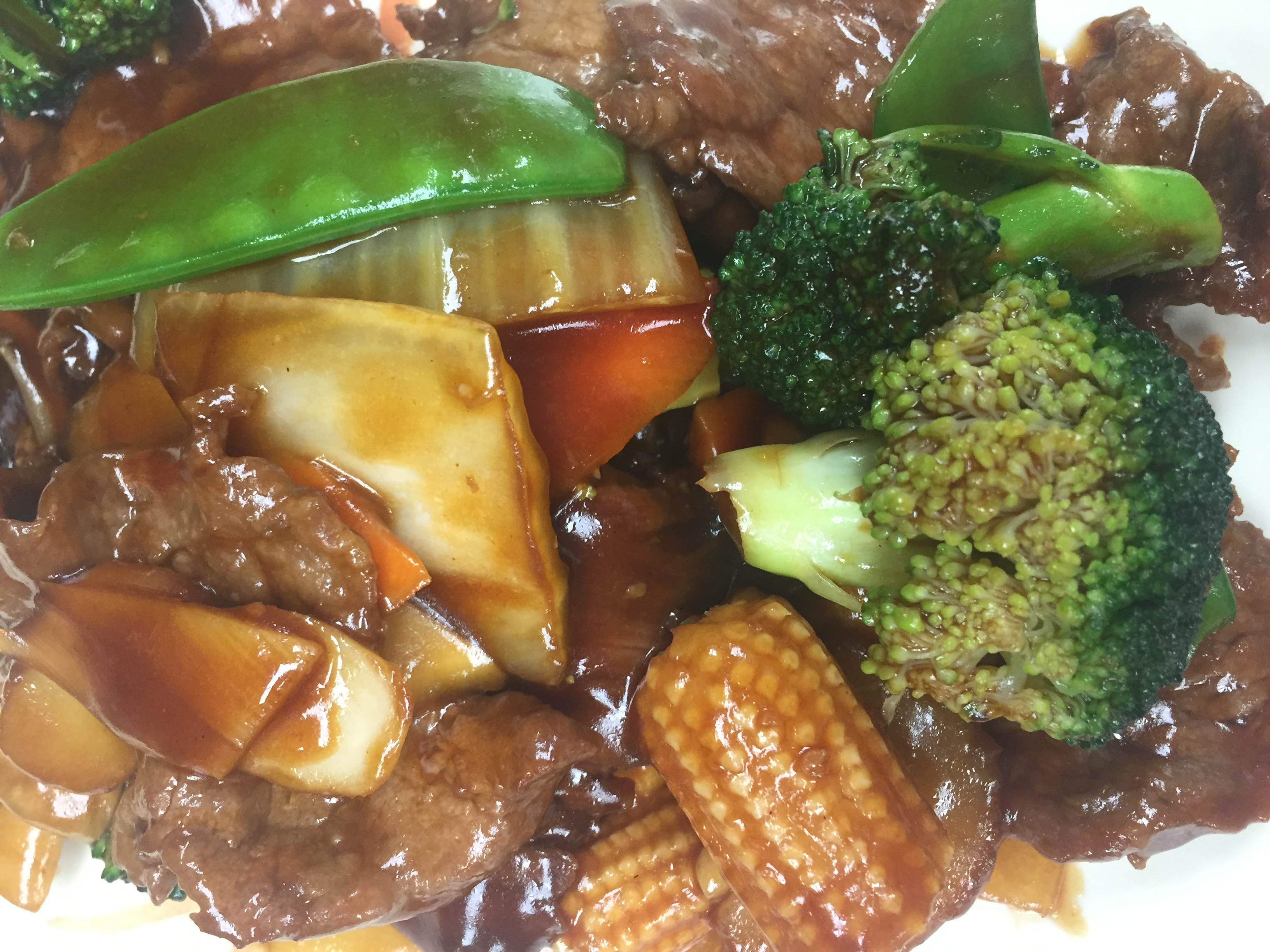 Order Beef with Mixed Vegetable Dinner food online from Hunan Gourmet store, Frederick on bringmethat.com