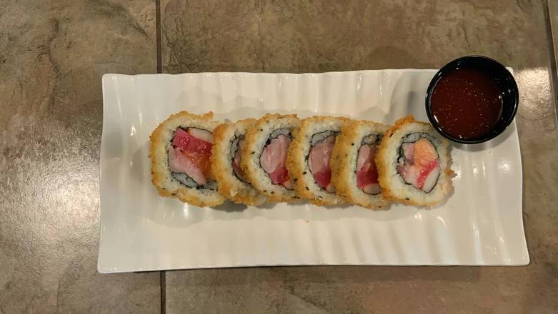 Order Firecracker Roll food online from Sushi 101 store, Goose Creek on bringmethat.com