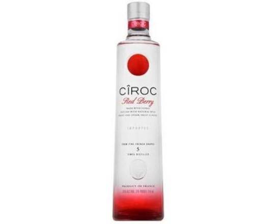 Order Ciroc Red Berry, 750mL vodka (35.0% ABV) food online from Luckys Liquor store, Los Angeles on bringmethat.com