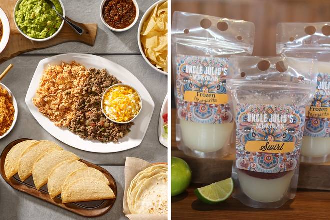 Order Family Taco Meal for 4 with Margaritas food online from Uncle Julio store, Bridgewater Township on bringmethat.com
