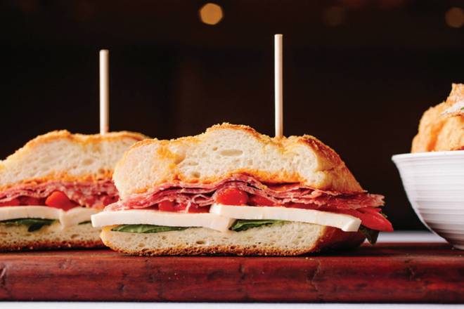 Order Italian Salami Sub - available until 3pm food online from Pinstripes store, Northbrook on bringmethat.com