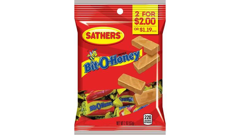 Order Sathers 2 For $2 Bit-O-Honey Candy food online from Aldan Sunoco store, Aldan on bringmethat.com