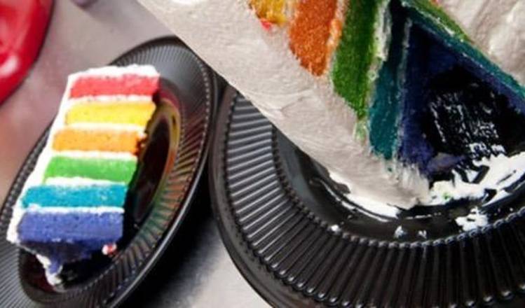 Order Rainbow Cake food online from Moosehill Cantina store, Lakewood on bringmethat.com