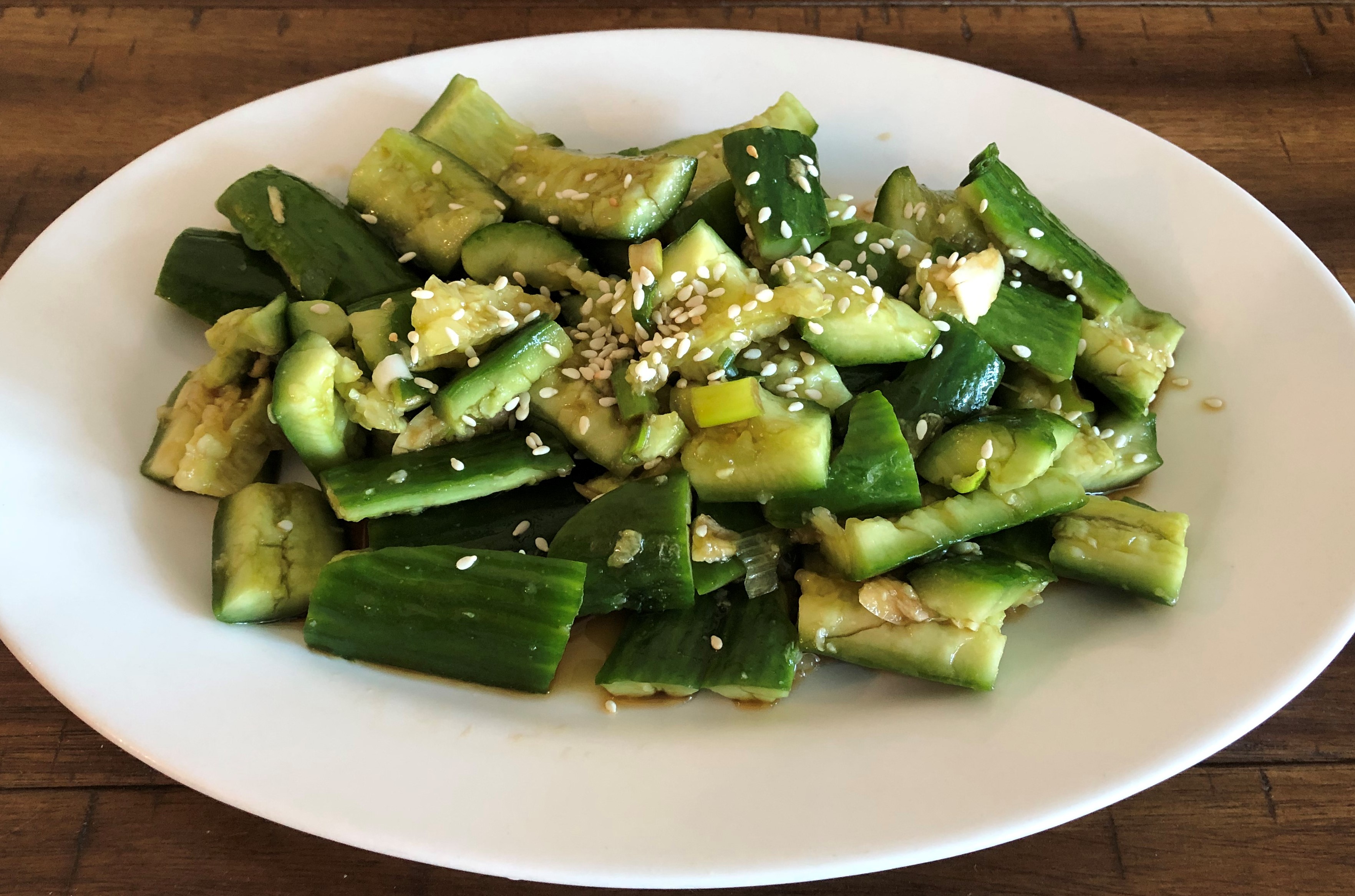 Order C1. Fresh Cucumber with Garlic  凉拌小黄瓜 food online from Hai master kitchen store, Laguna Woods on bringmethat.com