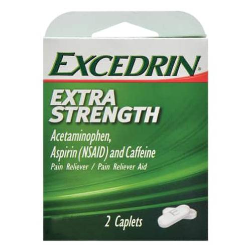 Order Excedrin Extra Strength - 250mg/2 Pack food online from Bottle Shop & Spirits store, Los Alamitos on bringmethat.com