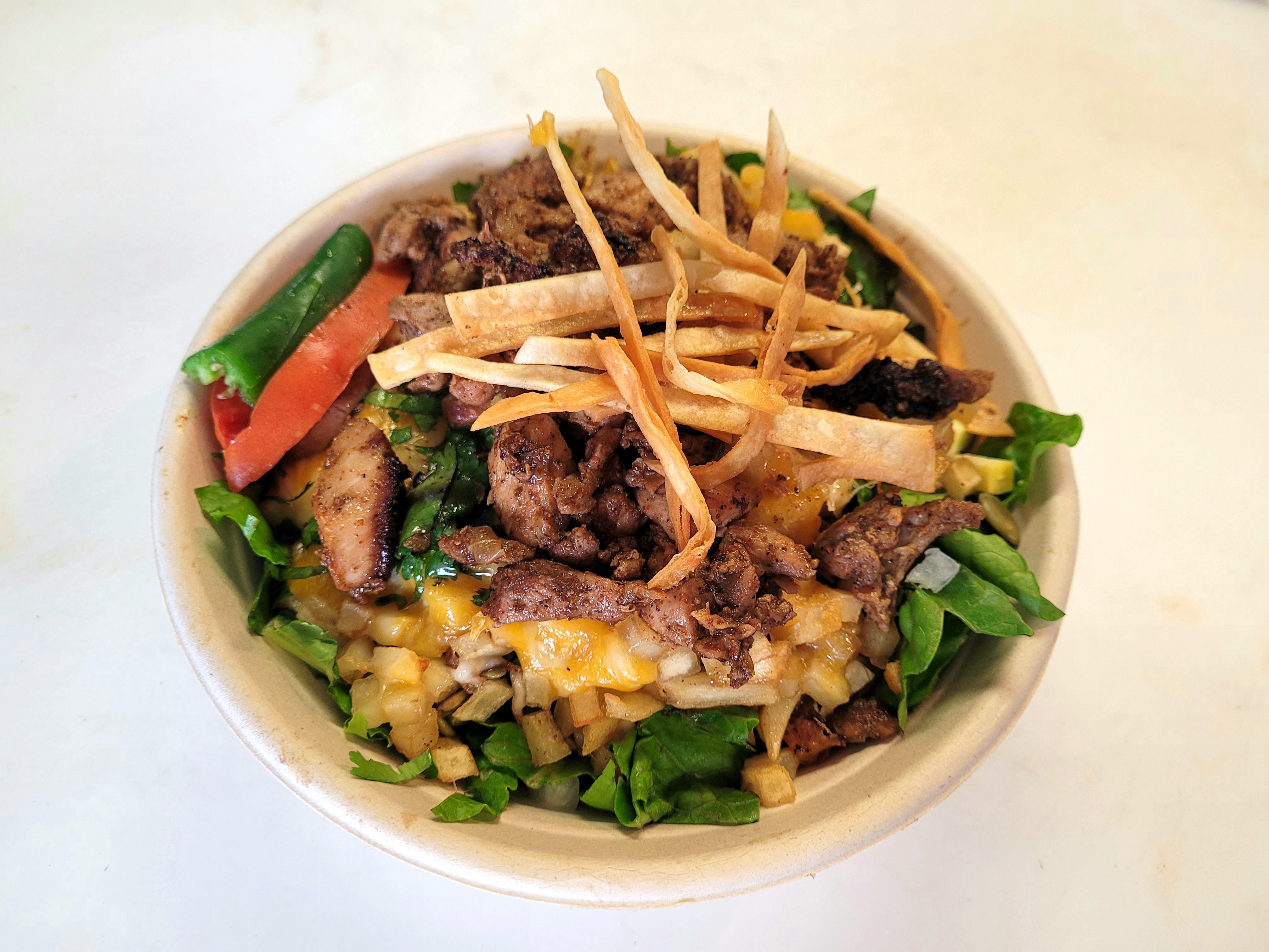 Order Jamaican Jerk Chicken Salad food online from Rasta Taco store, Laguna Beach on bringmethat.com