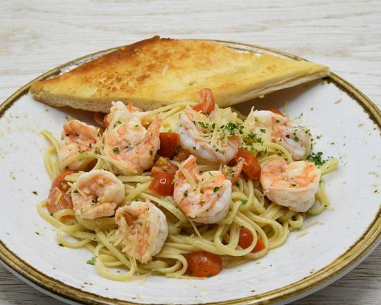 Order “...Of Course We Have Scampi!” food online from Bubba Gump Shrimp Co. store, Universal City on bringmethat.com