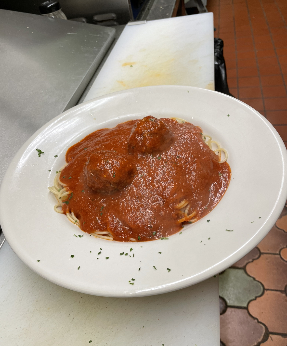 Order Pasta with Sauce Dinner food online from Dino Italian Restaurant store, Wilkes-Barre on bringmethat.com