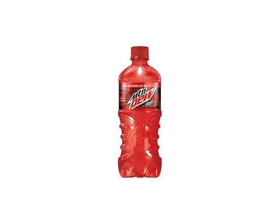 Order Mountain Dew Code Red 20oz food online from Extra Mile 3056 store, Vallejo on bringmethat.com