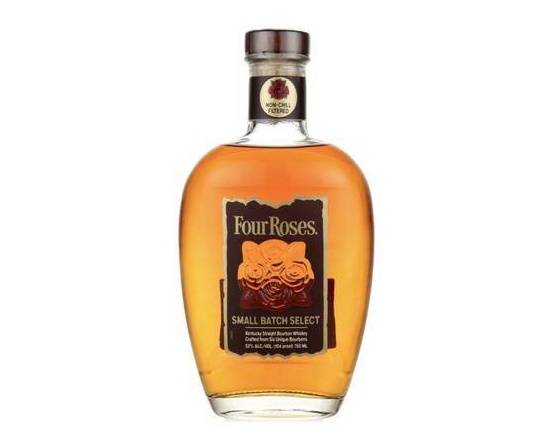 Order Four Roses Small Batch Select, 750mL bourbon  (52.0% ABV) food online from Cold Spring Liquor store, Liberty Hill on bringmethat.com